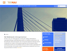 Tablet Screenshot of nai-nl.org